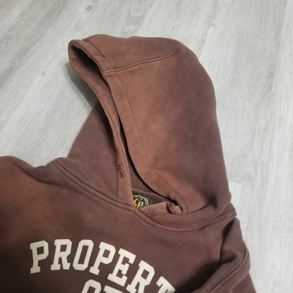 Vintage Y2K G-Unit 50 Cent Heavyweight Brown Hoodie Size XL - Picture 4 of 10